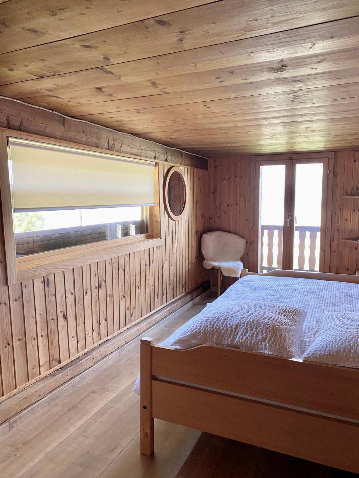 Eco Lodge With Jacuzzi And View In The Swiss Alps Grône Exterior foto